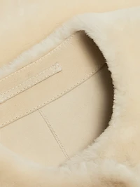 Plush Shearling Vest