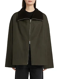 Funnelneck Cotton Jacket