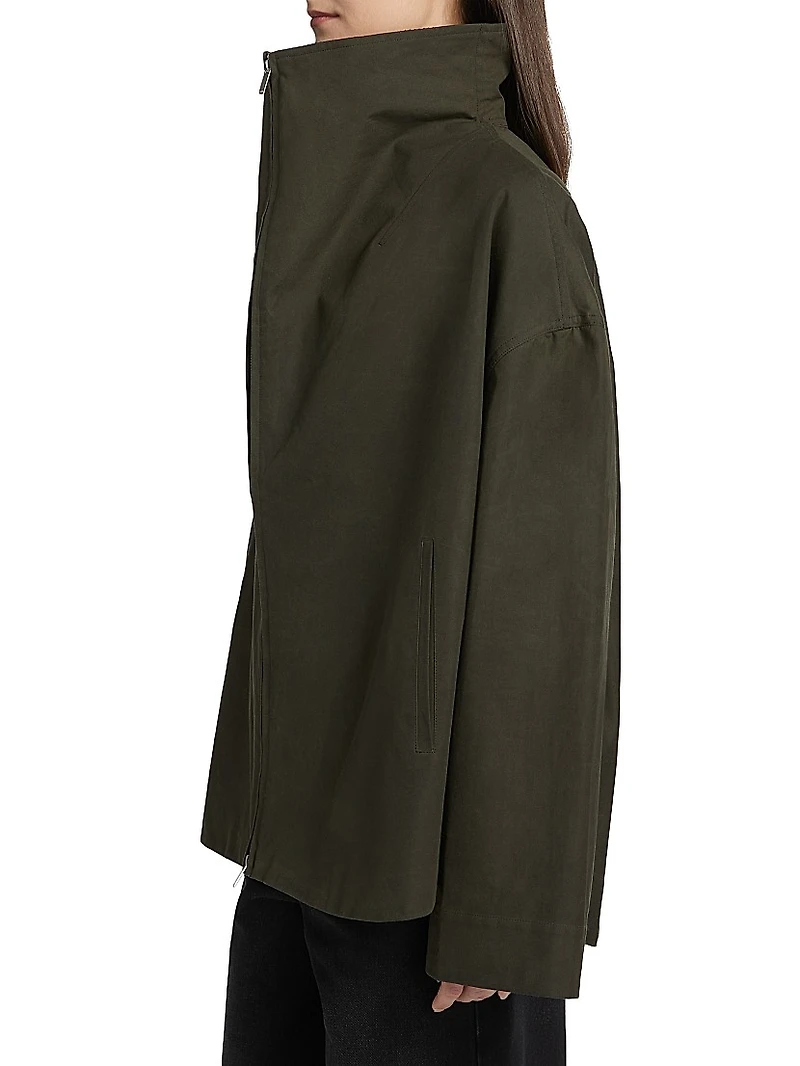 Funnelneck Cotton Jacket