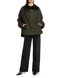 Funnelneck Cotton Jacket