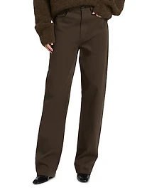 Twisted Tailored Cotton Trousers