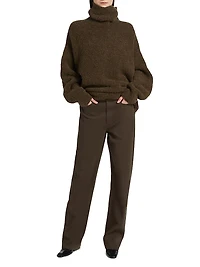 Twisted Tailored Cotton Trousers