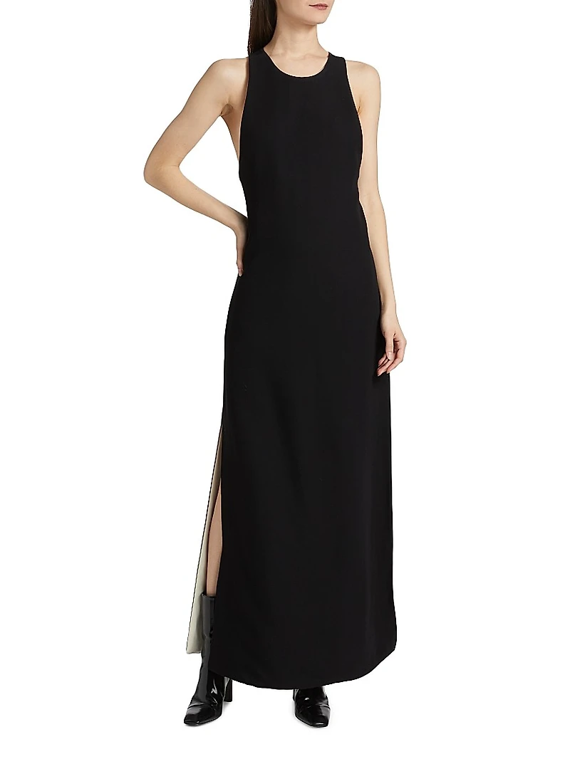 Sleeveless Slit Maxi Dress