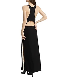 Sleeveless Slit Maxi Dress