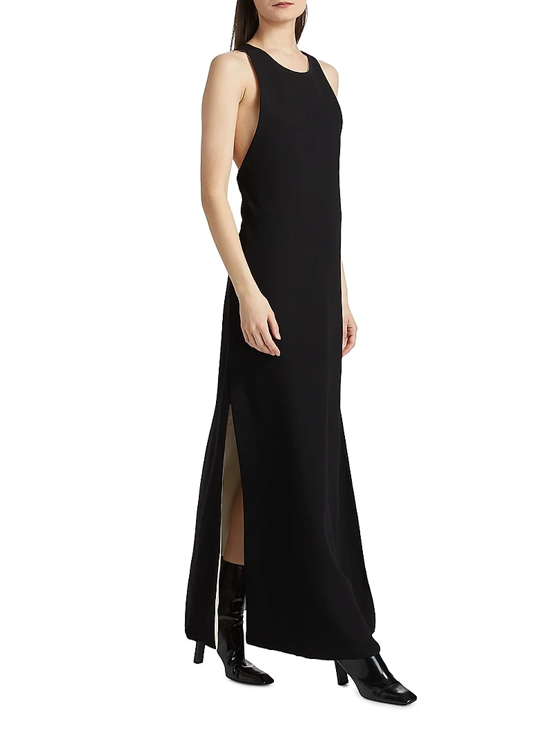 Sleeveless Slit Maxi Dress