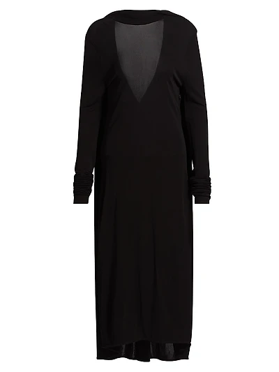 Cocoon Cape Midi-Dress