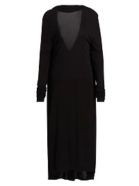 Cocoon Cape Midi-Dress