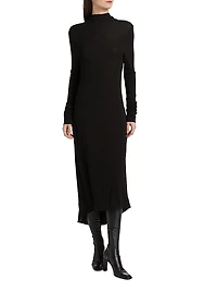 Cocoon Cape Midi-Dress