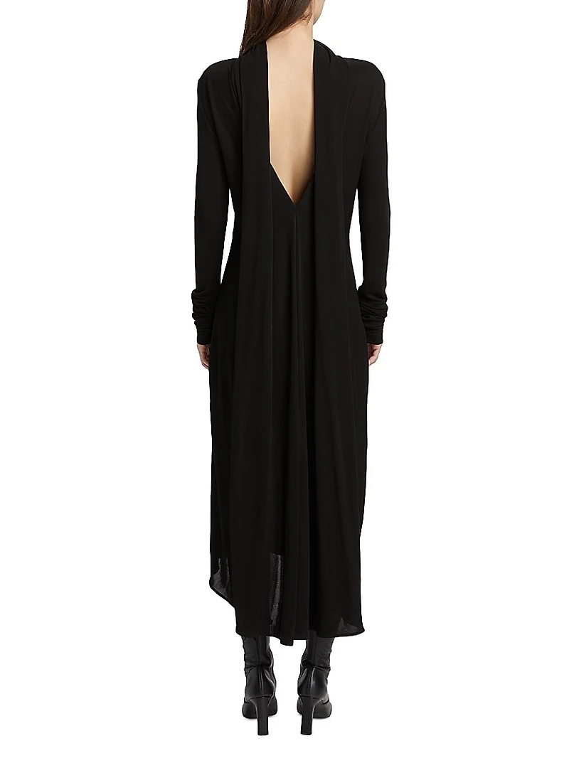 Cocoon Cape Midi-Dress