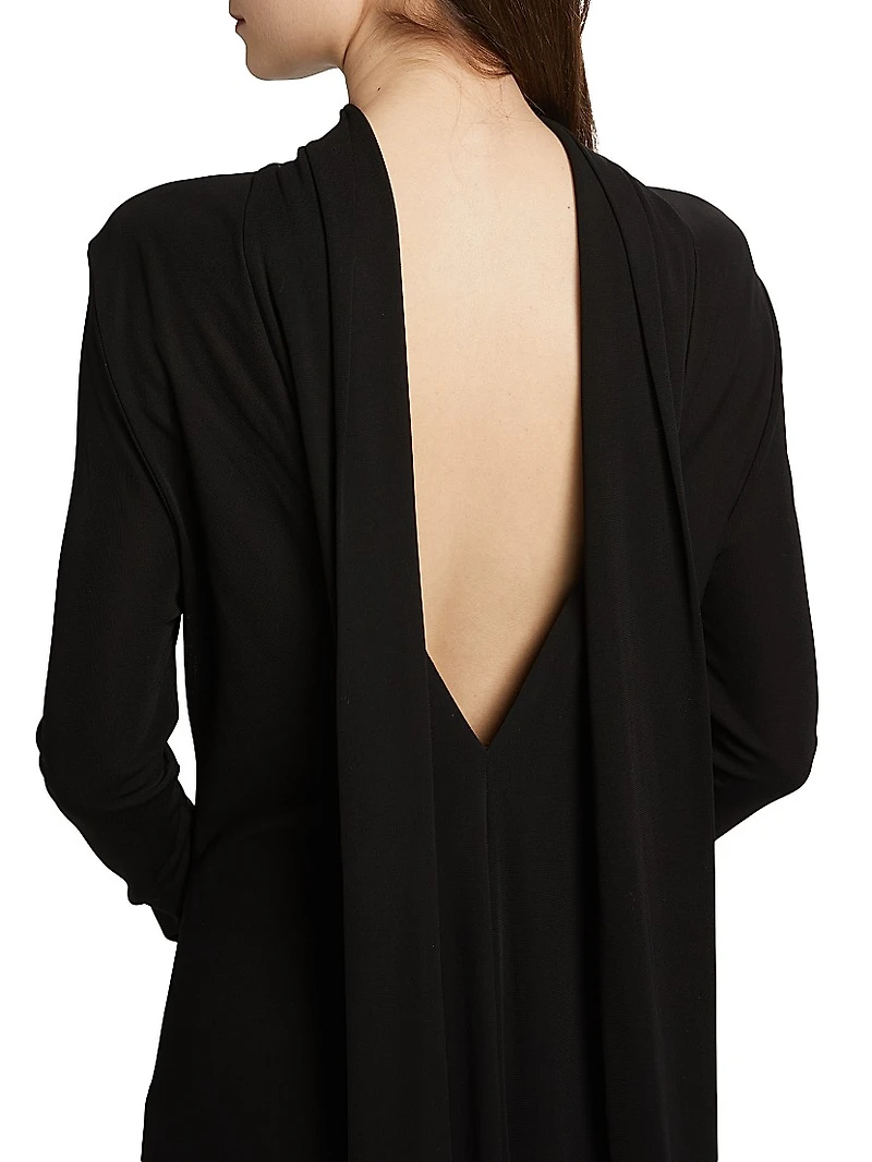 Cocoon Cape Midi-Dress