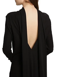 Cocoon Cape Midi-Dress
