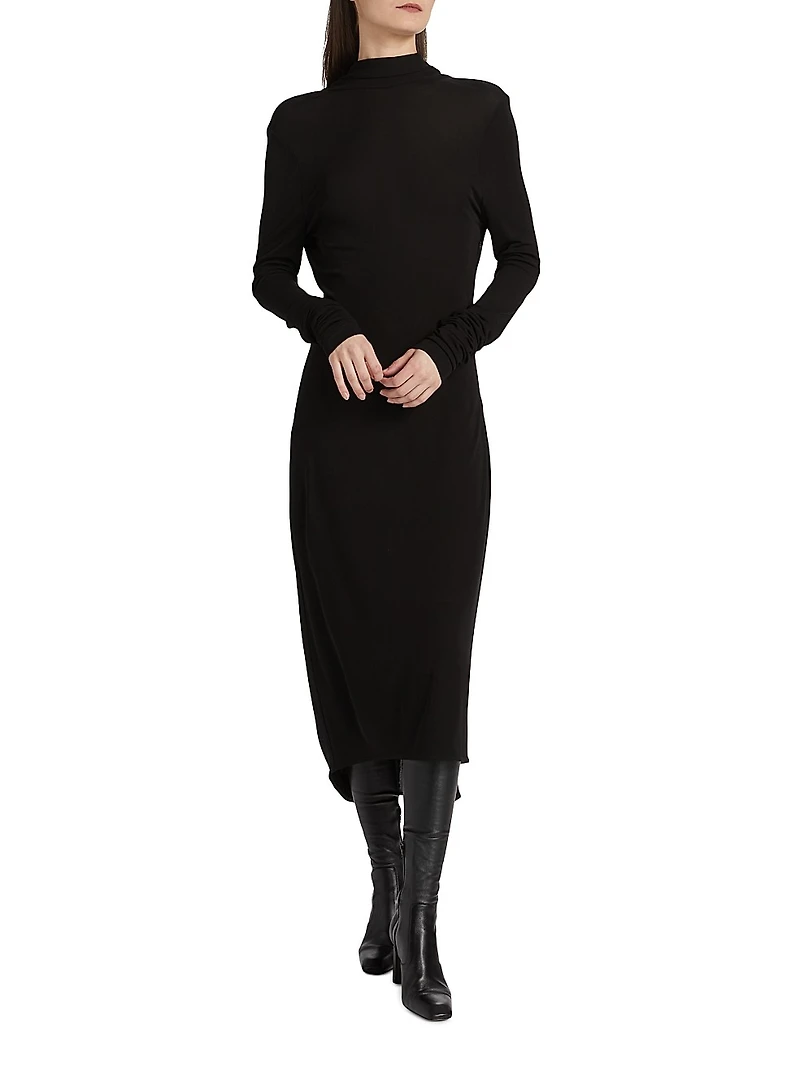 Cocoon Cape Midi-Dress