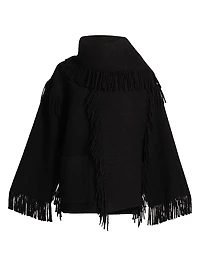 Fringed Scarf Jacket