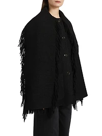 Fringed Scarf Jacket