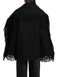 Fringed Scarf Jacket