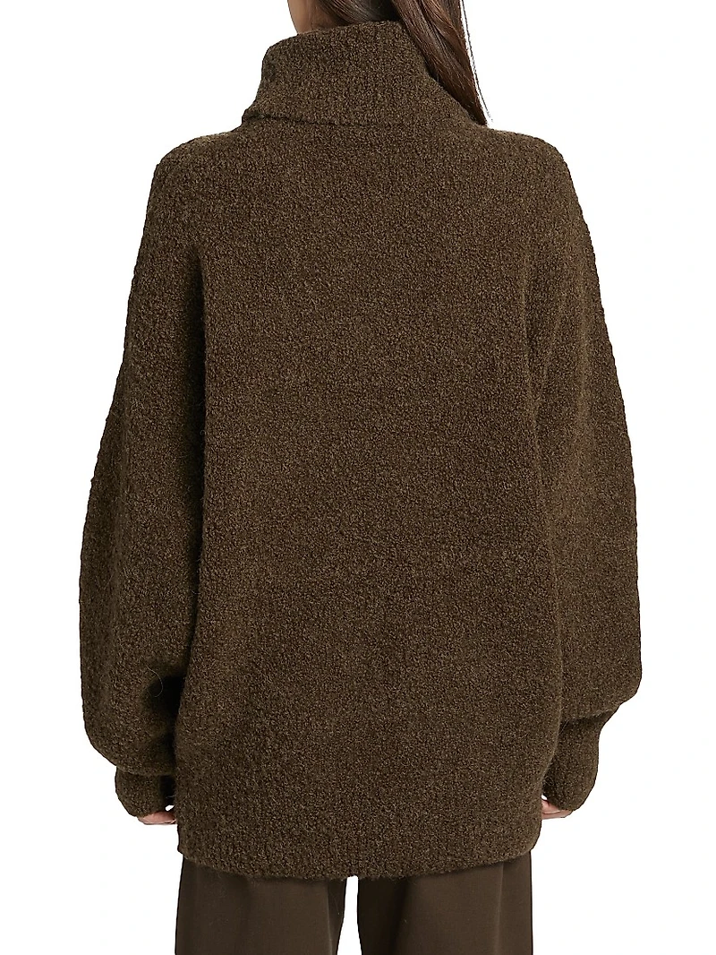 Alpaca Blend Bouclé Sweater