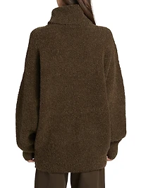 Alpaca Blend Bouclé Sweater