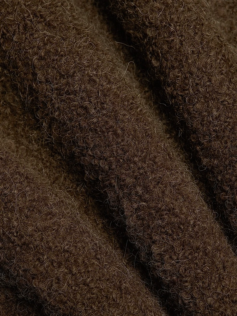 Alpaca Blend Bouclé Sweater