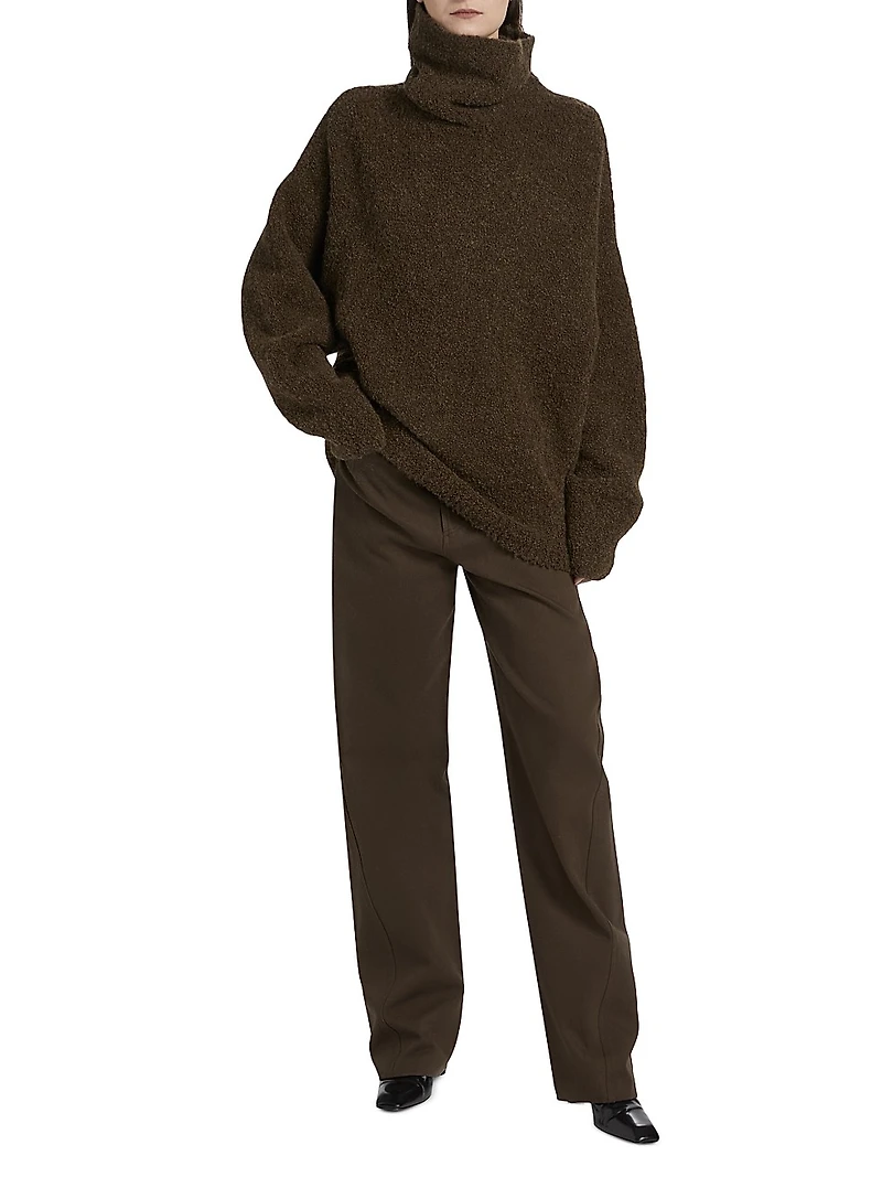 Alpaca Blend Bouclé Sweater
