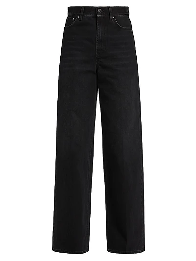 High-Rise Wide-Leg Jeans
