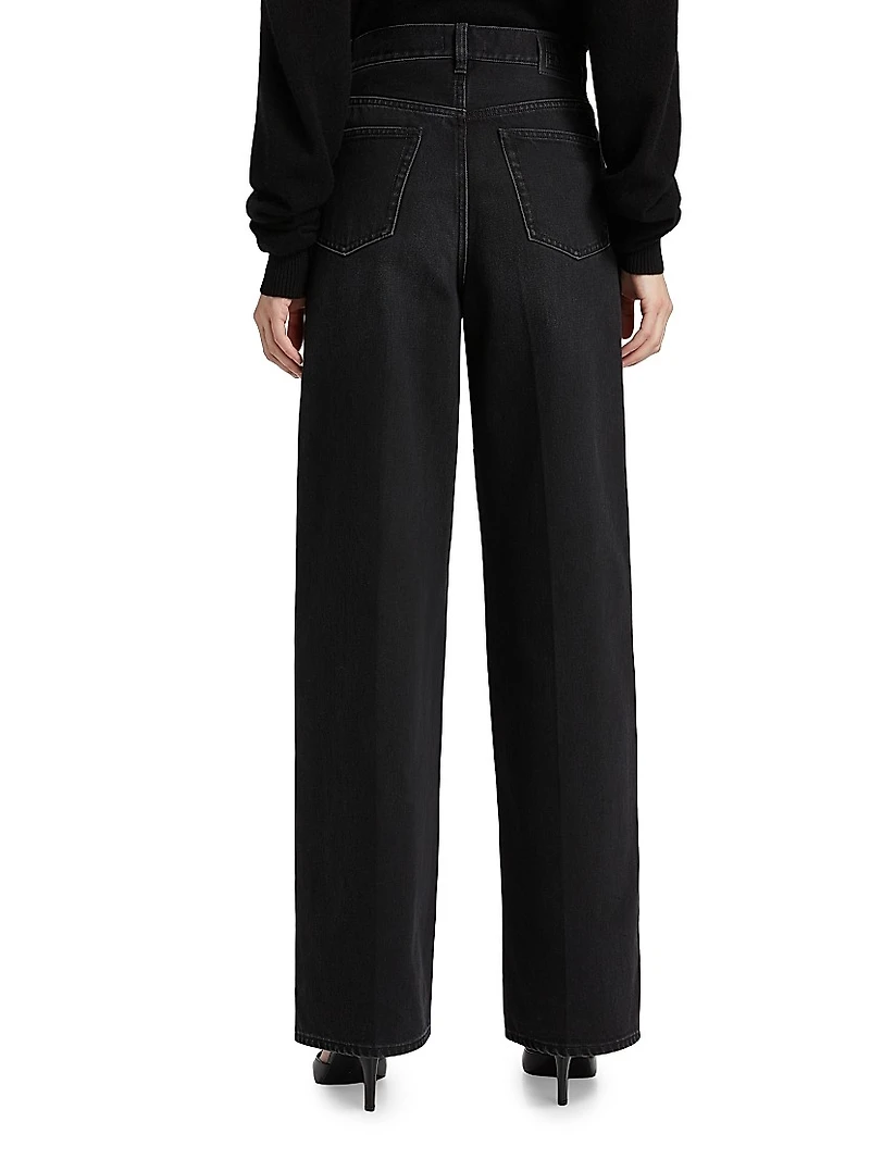 High-Rise Wide-Leg Jeans
