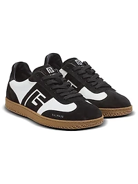 Swan Two-Tone Low-Top Sneakers