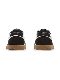 Swan Two-Tone Low-Top Sneakers