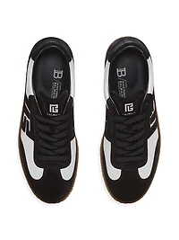 Swan Two-Tone Low-Top Sneakers