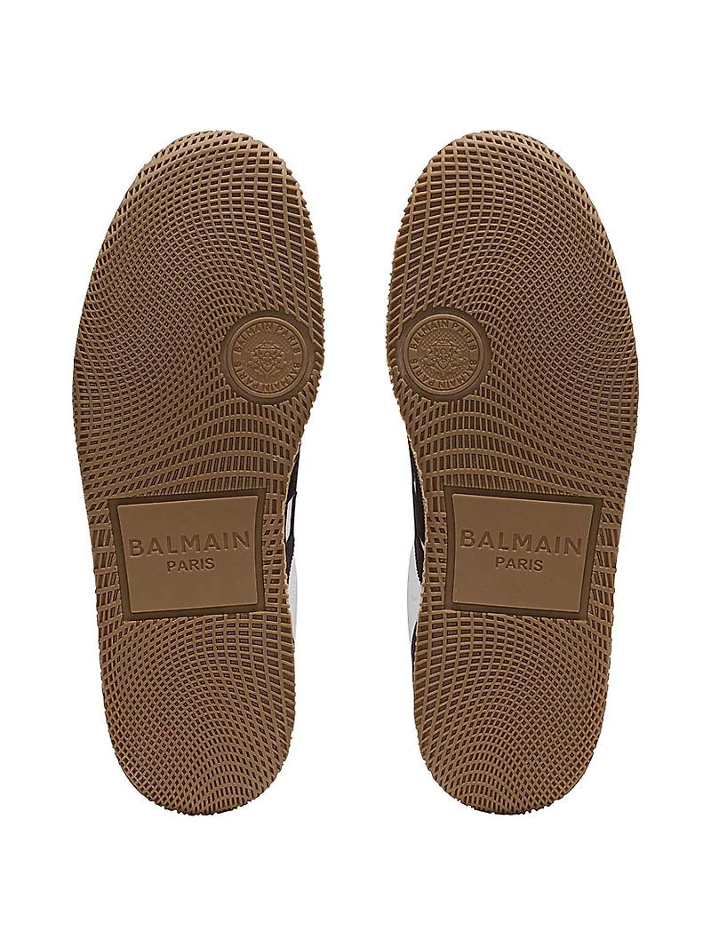 Swan Two-Tone Low-Top Sneakers