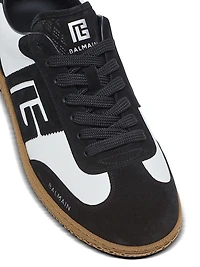 Swan Two-Tone Low-Top Sneakers