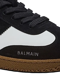Swan Two-Tone Low-Top Sneakers
