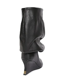 75MM Leather Ankle Boots