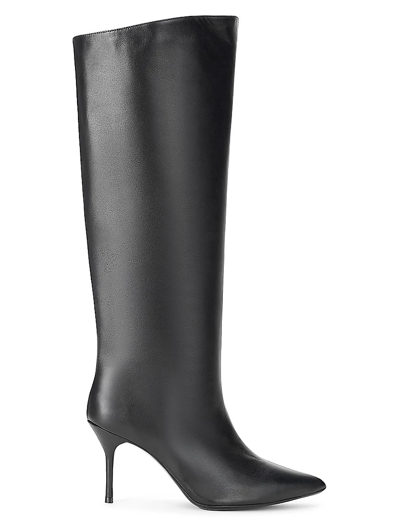 Sebastian 50MM Leather Knee-High Boots