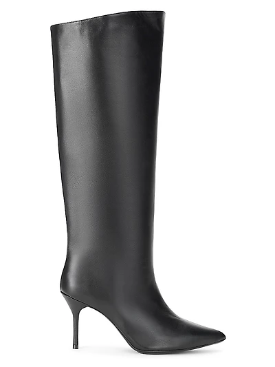 Sebastian 50MM Leather Knee-High Boots