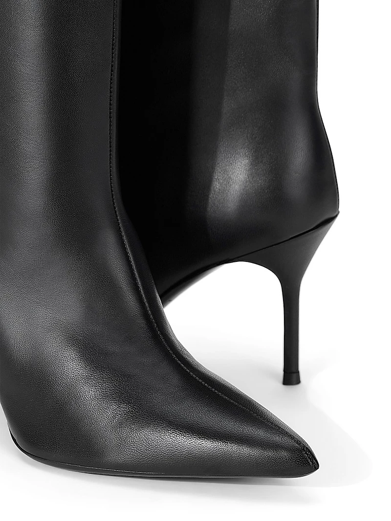 Sebastian 50MM Leather Knee-High Boots