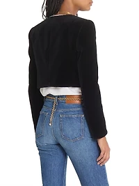 Velvet Crop Jacket