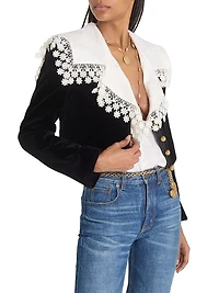 Velvet Crop Jacket