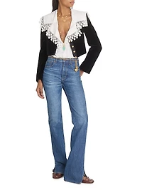 Velvet Crop Jacket