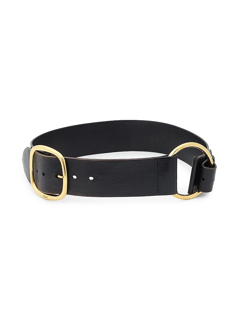 Leather O-Ring Belt