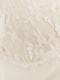Lace-Trimmed Silk Cami