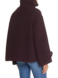 Double-Breasted Wool-Blend Coat