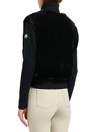Dua Bunny Wool-Cashmere Zip Cardigan
