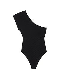 Asymmetric Knit Bodysuit