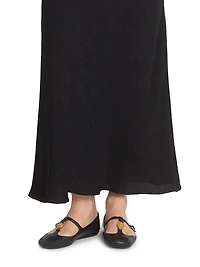 Leonore Leather T-Strap Ballet Flats