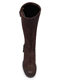 Dakota Buckle-Detail Leather Boots
