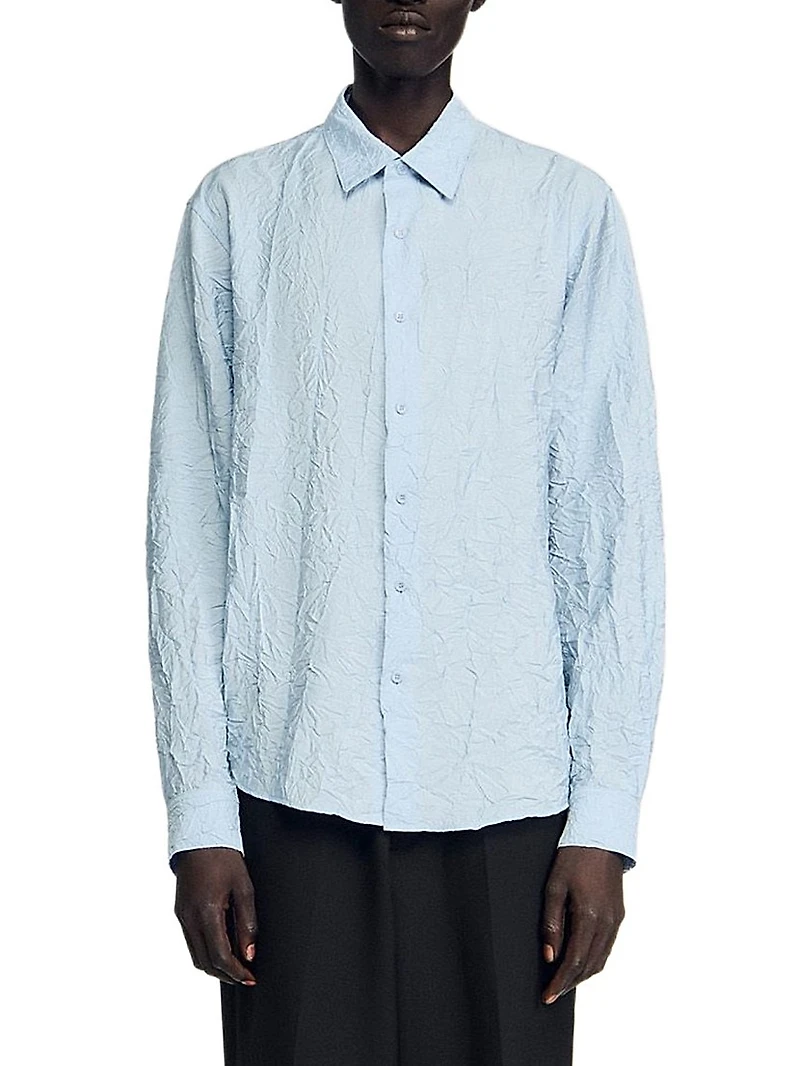 Crinkled Effect Shirt