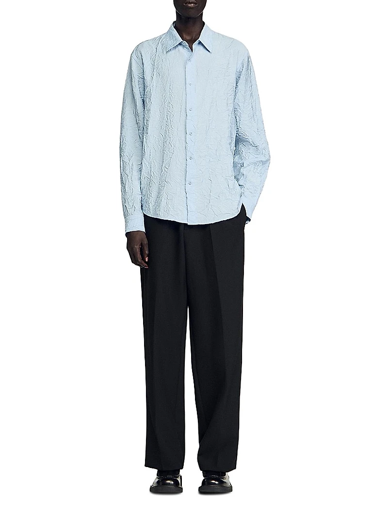 Crinkled Effect Shirt