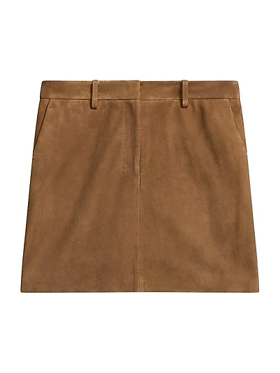 Trouser Crepe Miniskirt