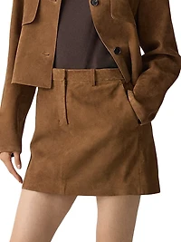 Trouser Crepe Miniskirt