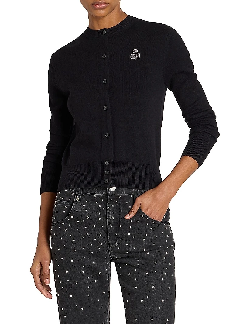 Mona Logo Crewneck Cardigan